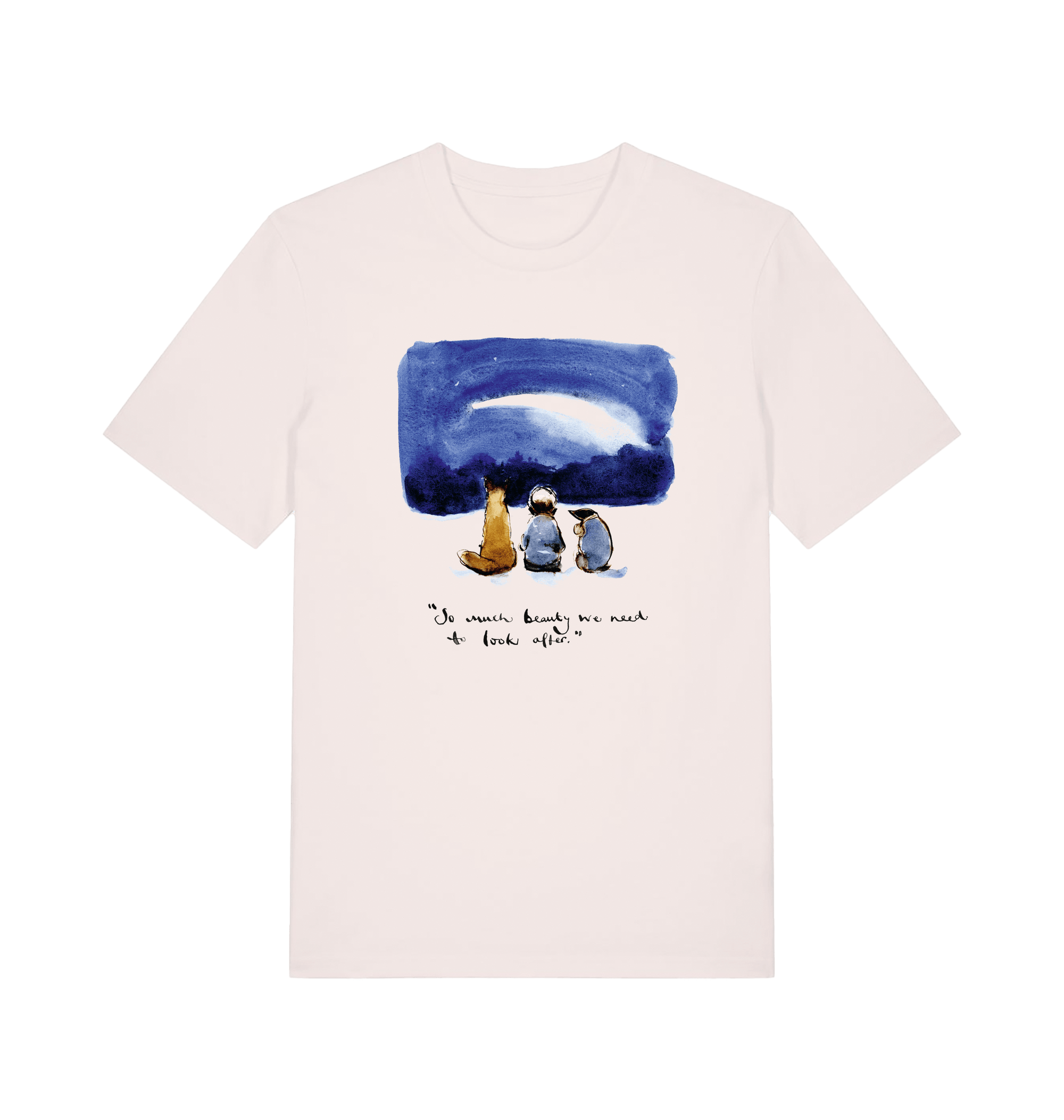 Vintage White Printed T-shirt Front