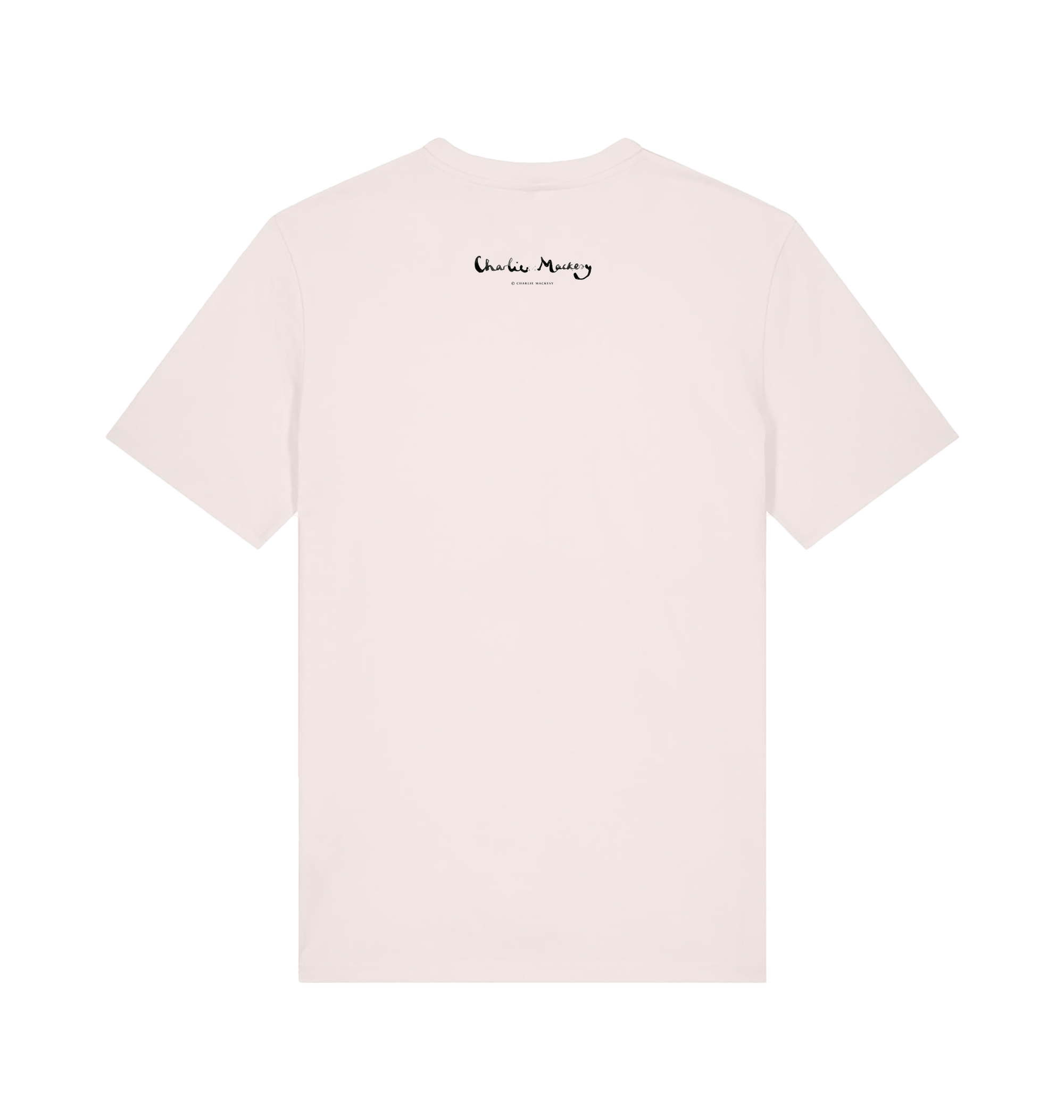 Vintage White Printed T-shirt Back
