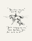 You always carry us — Charlie Mackesy